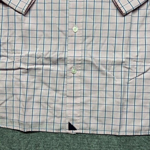 UNTUCKit Montiano Shirt Mens 3XL Regular Pink Plaid Long Sleeve Button Up New - Picture 2 of 11